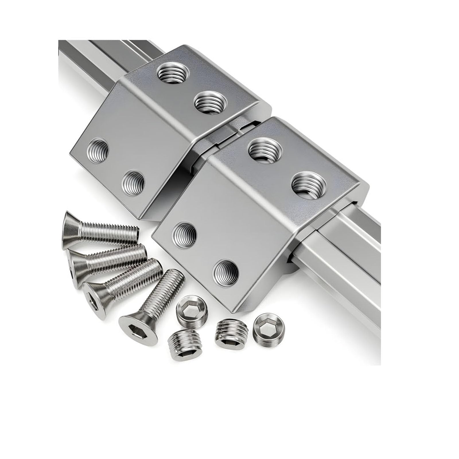 Rails Mounting Brackets Holders Clamps Includes All Hardware for Easy Installation Mounting Bracket