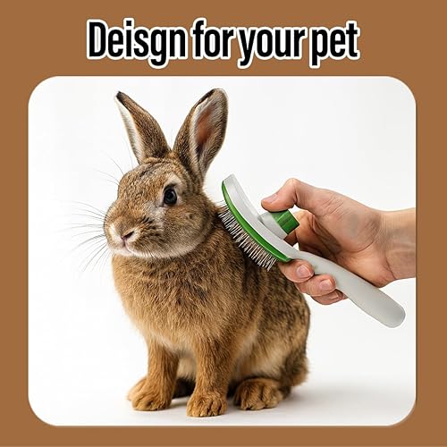 Miniatura 6 de 2 cepillos de limpieza autolimpiantes y cepillo de baño para perros y gatos  Cepillo para perros y gatos  Cepillo de pelo adecuado para pelos y