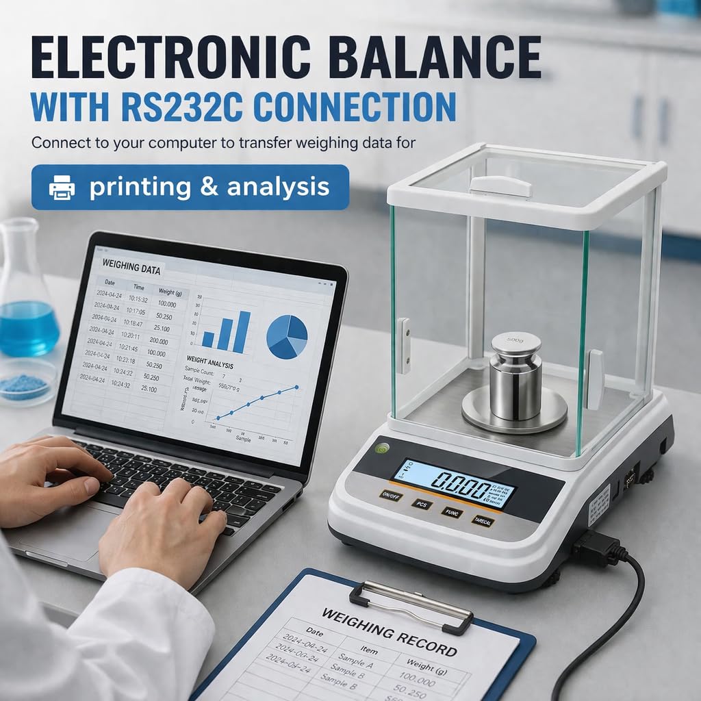 Lab Analytical Balance - 0.001g Precision Scale -2 Lab Analytical Balance - 0.001g Precision Scale -2