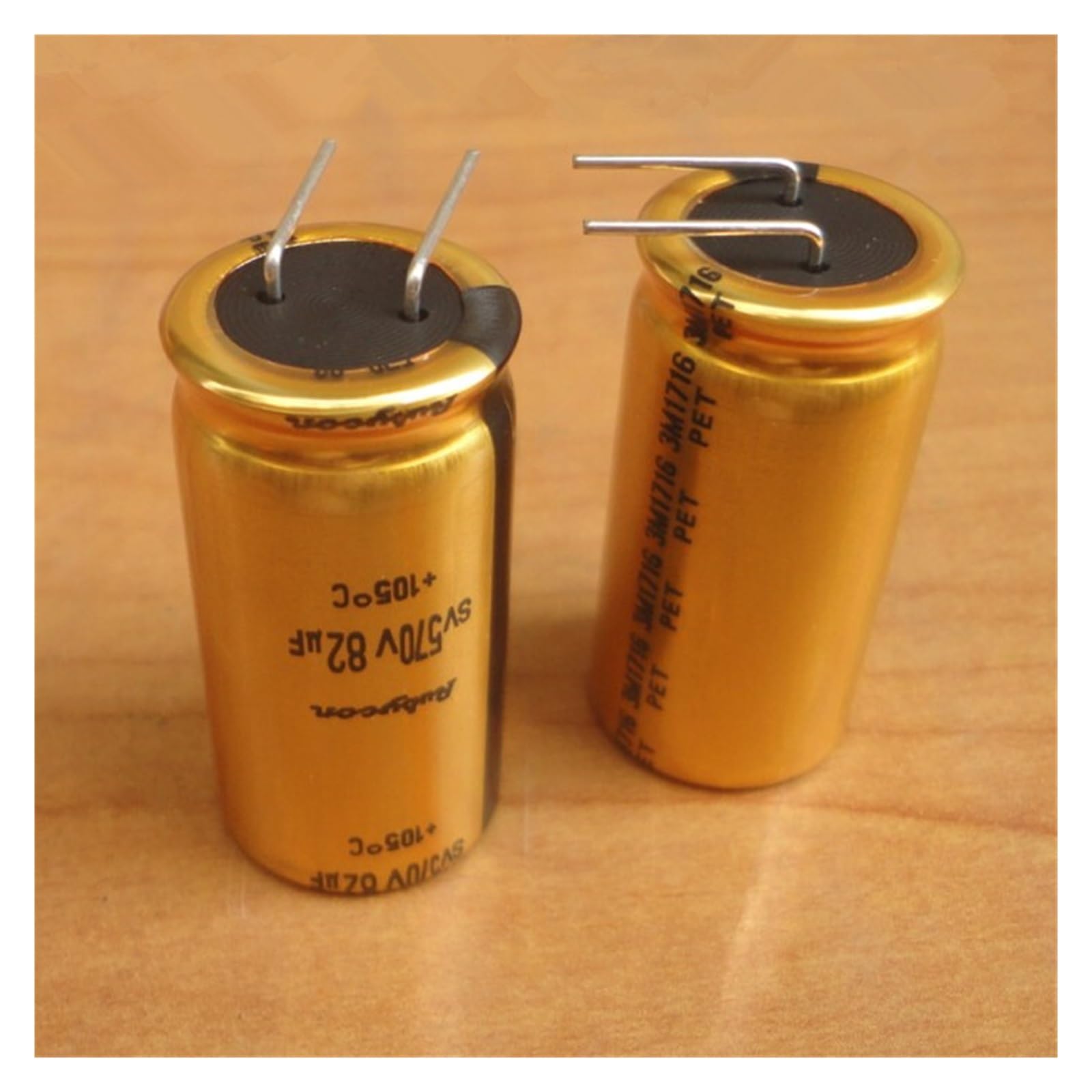 2 szt. SV570V 82uF 570V SV 18x36mm 570V82uF najwyższej klasy filtr HiFi złoty aluminiowy kondensator elektrolityczny