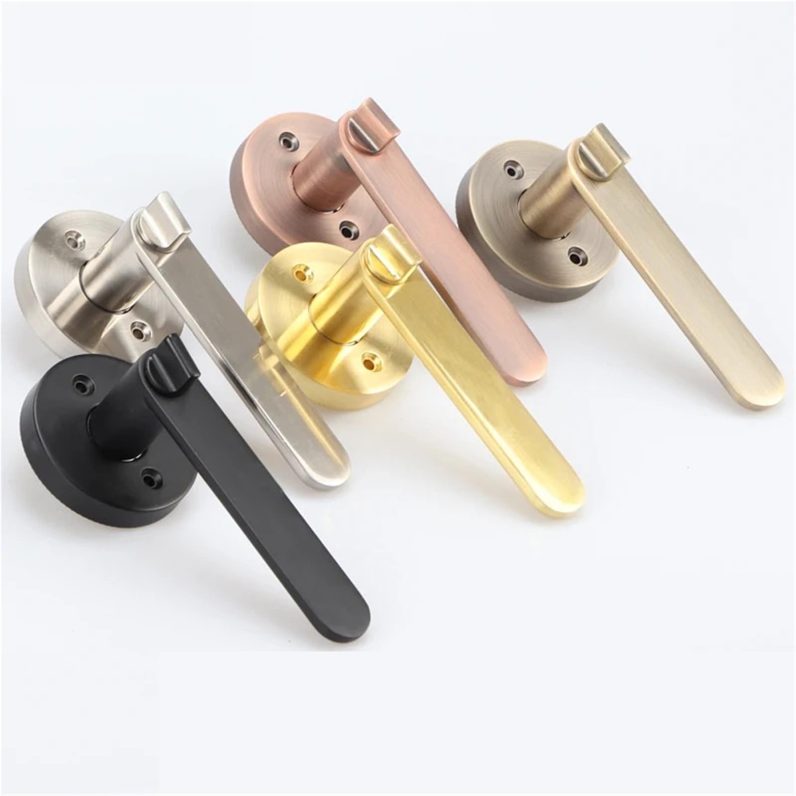 Nbmfdsry There Is No Key 2-60Mm Closet Gate Lock, Universal Door Handle Keyless Lock 1Pcs(There Is No Key 2-60Mm)