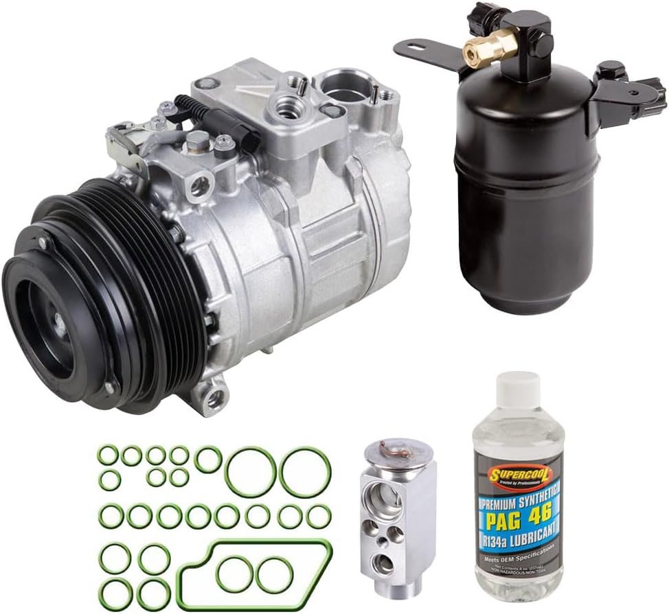For Mercedes E300 E420 E55 AMG E320 OEM AC Compressor w/A/C Repair Kit - BuyAutoParts 60-83075RN NEW