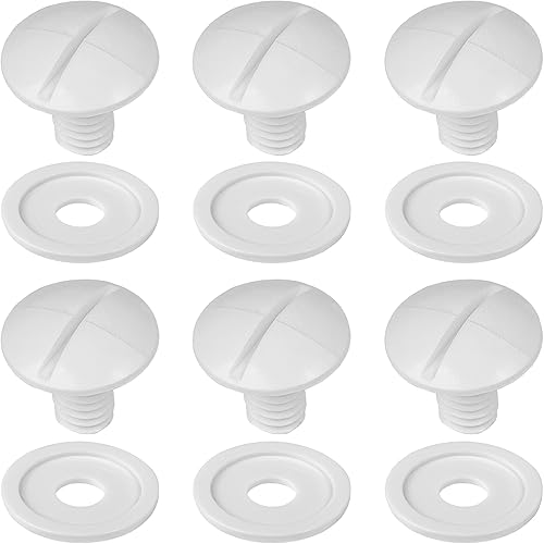 BlueStars Tornillos de rueda para limpiador de piscinas 180/280 C-55 C55 y arandelas adicionales C64, piezas de repuesto – Compatible con limpiador