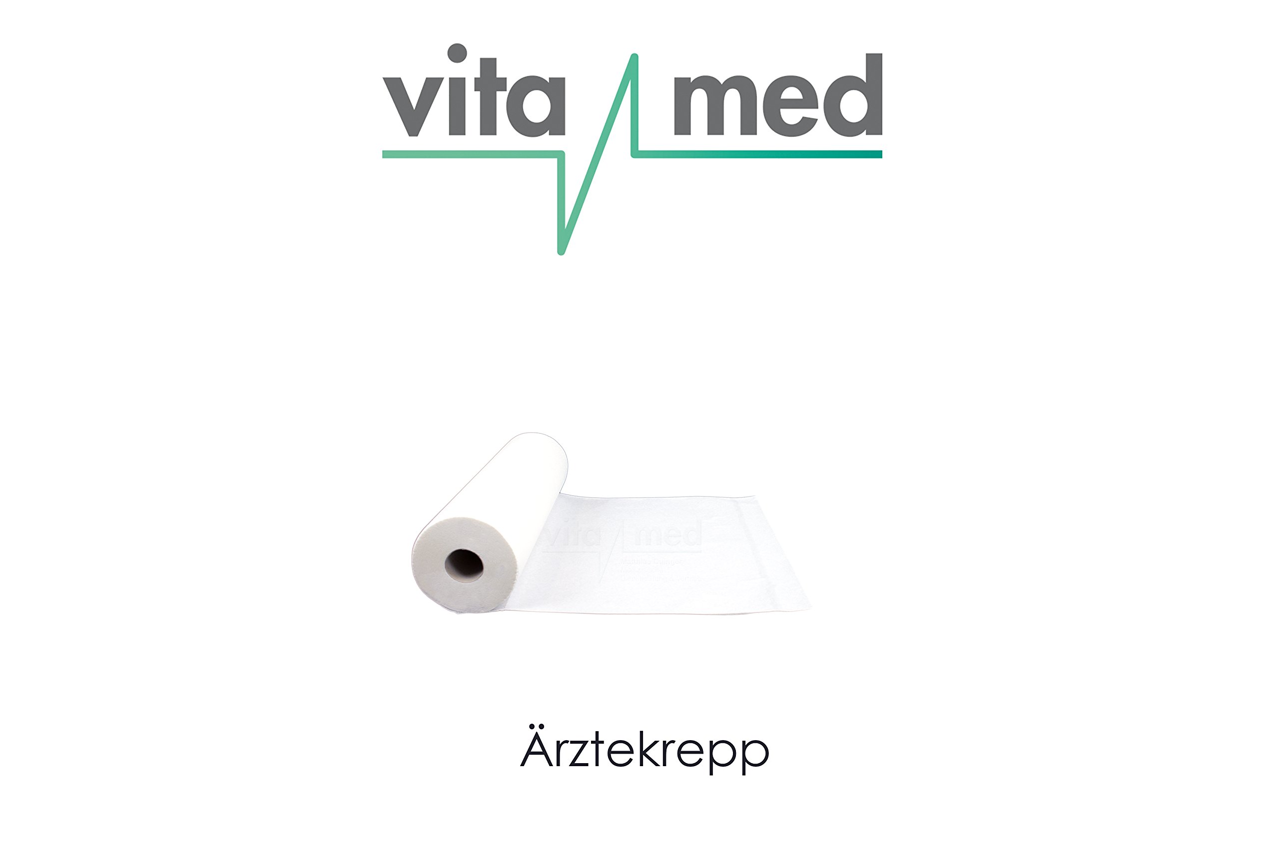 Doctor's Crepe - Funda para tumbona perforada de 2 capas, longitud 50 m, 9 rollos, suave y absorbente, resistente al desgarro, para práctica y uso industrial (50 cm x 50 m, cm)