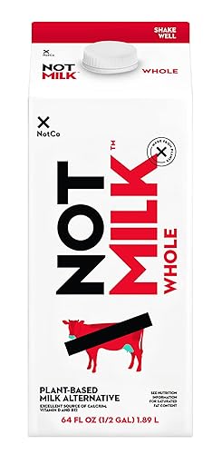 Miniatura 1 de NotMilk Entero grasa completa a base de plantas sin lactosa vegano sin OMG Kosher de 64 onzas líquidas