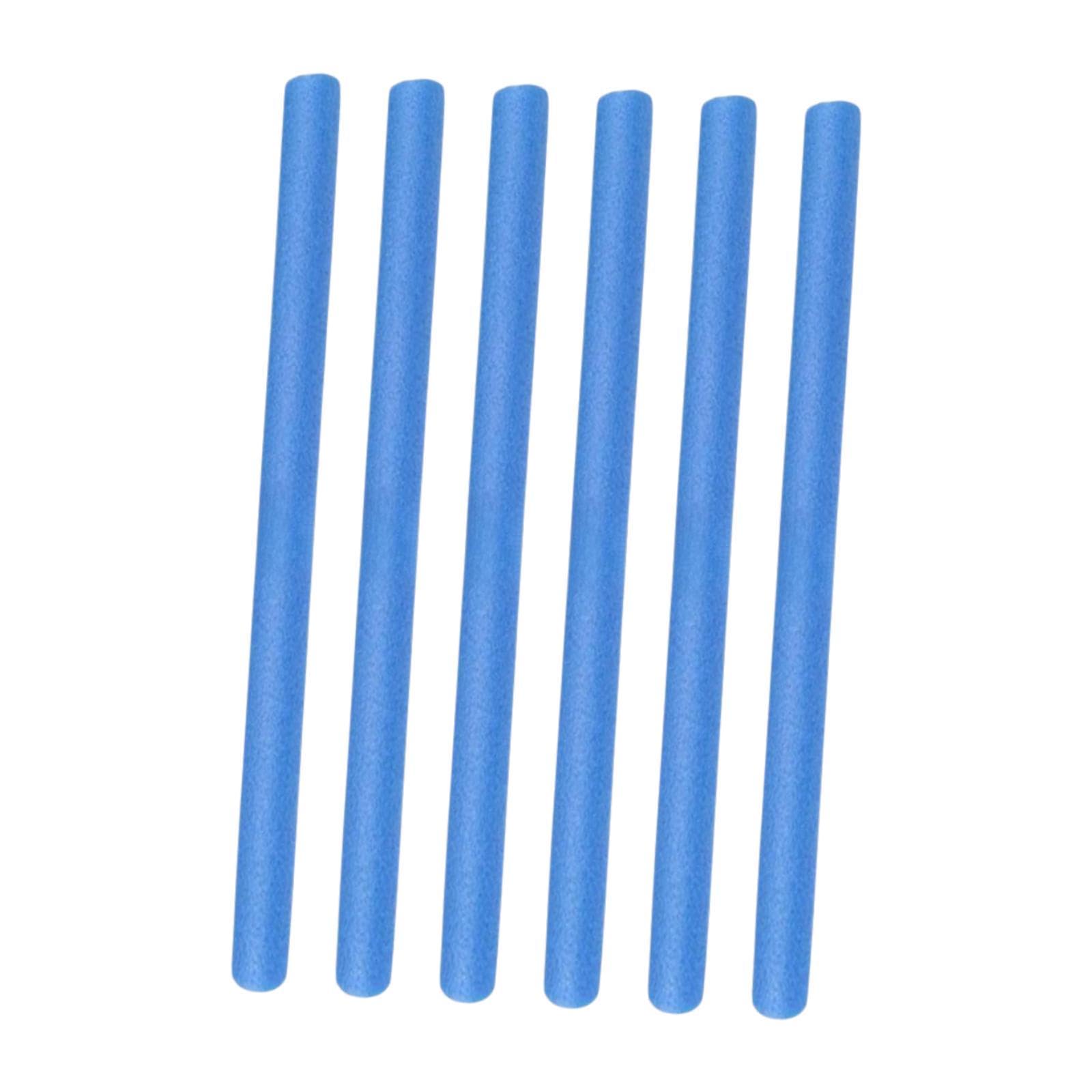 6 Pieces Trampoline Pole Foam Sleeves Trampoline Pole Covers Accessories 15.75" Foam Tube Padding for Indoor Tubing Tube Kids, Blue