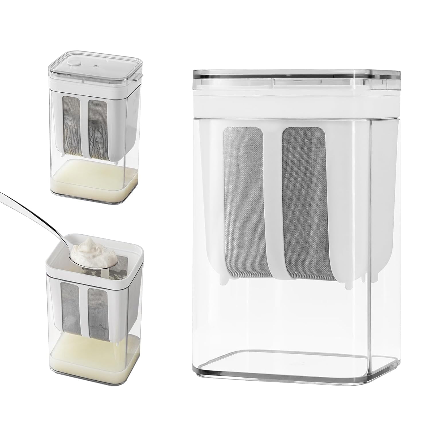 Yogurt Maker for Home, Electric Curd Maker Machine, Automatic Yogurt Fermenter with Food Grade Inner Container, Easy One-Touch Operation, Homemade Dahi Maker for Kitchen Use-image-45