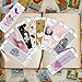 10Pcs Valentine’s Day Bookmarks with Tassel for Reading Reader Gift, Tarot Book Marks for Women Romance Paper Bookmark Page Makers for Students Teachers Bookworm Bookish Book Club Gift for Book Lovers