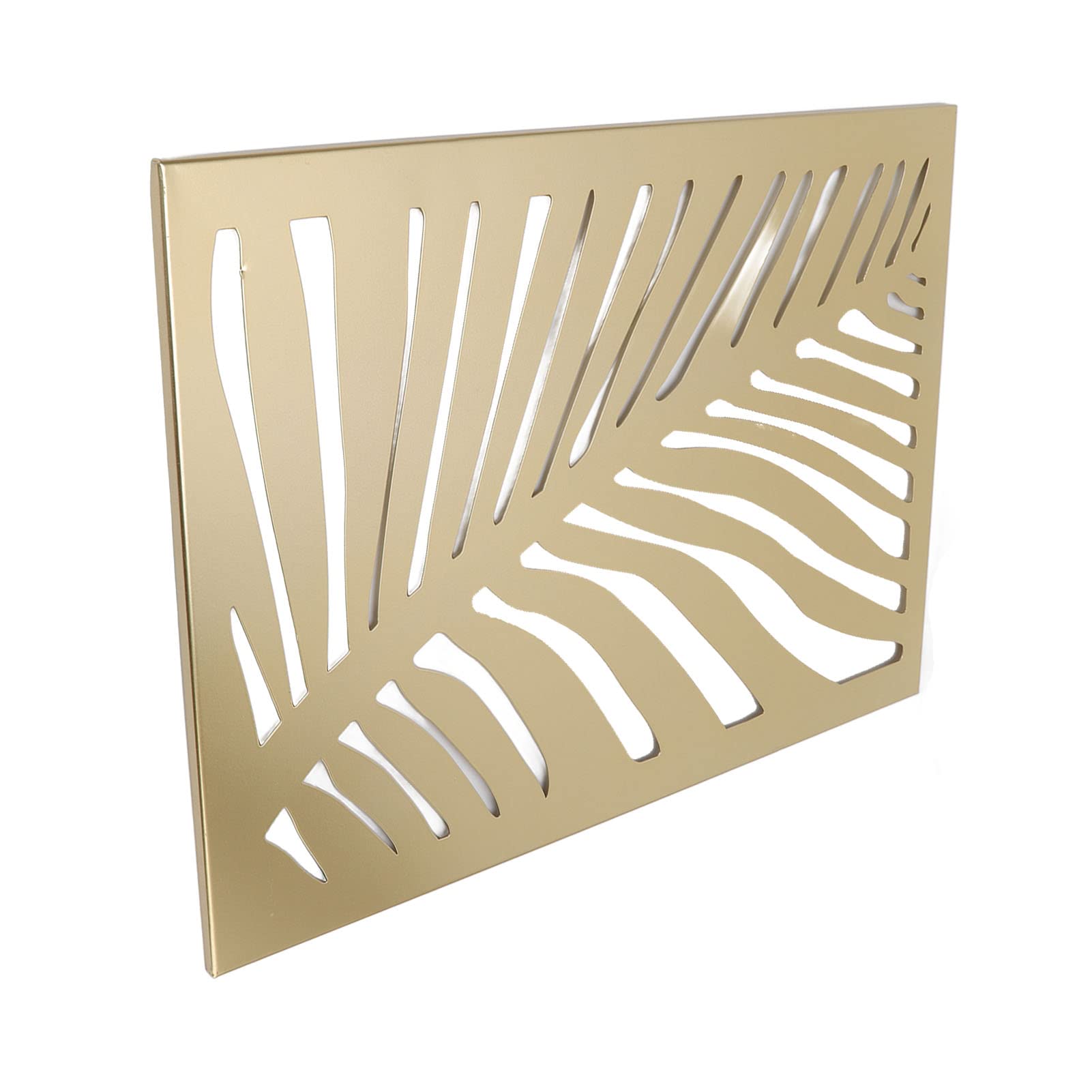 Jeanoko Décoration murale en métal en forme de feuille de palmier, design unique pour café
