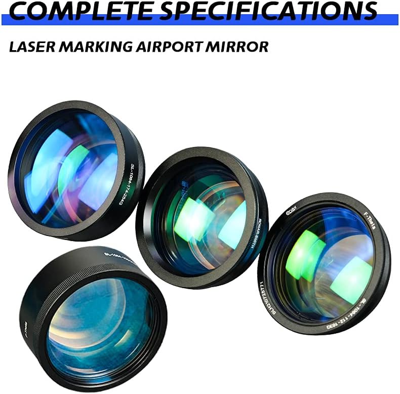 OPEX Fiber Laser Lens 110 x 110mm Fiber F-Theta Scan Lens M85 Thread Field Lens Wavelength OPEX F-Theta Lens for 1064nm YAG Optical Laser Marking