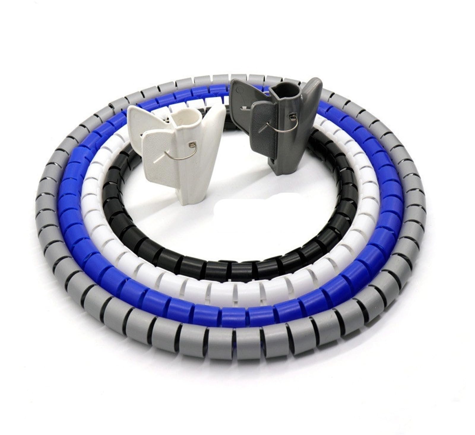 tubo espiral del abrigo del cable, Envoltura de tubo en espiral 1 metro, organizador cables, protección bobinado tubería, línea antidesorden 8mm a 42mm diámetro interior