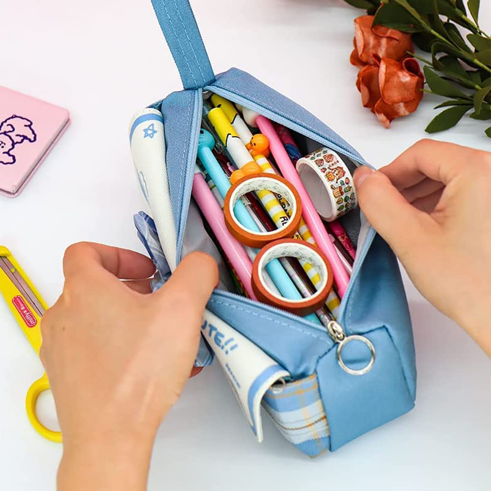 Amazon | ペンケース 筆箱 ペンポーチ かわいい JK風 ペンバッグ