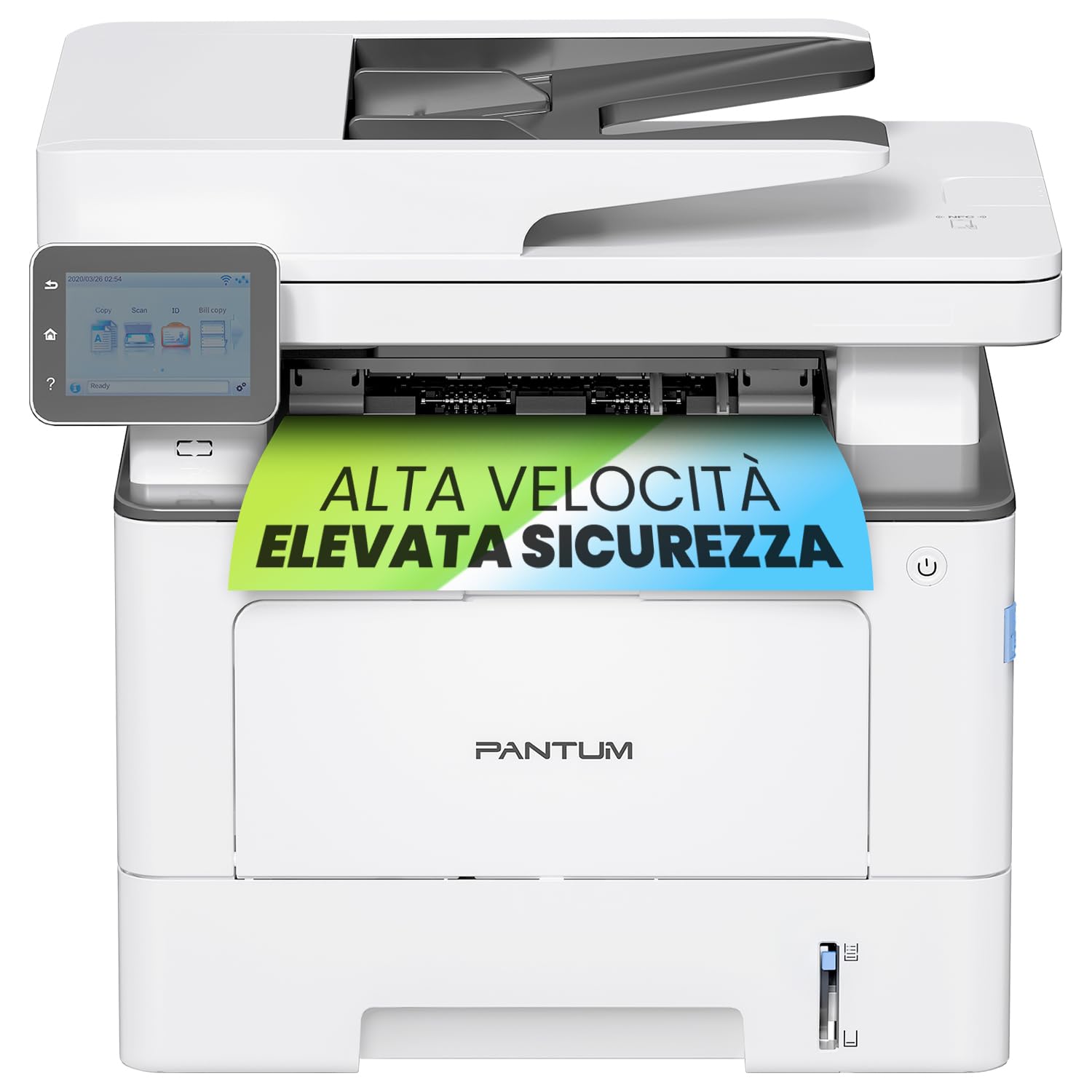 PANTUM BM5220ADW Stampante Laser Multifunzione Monocromatico 3 in 1, 42ppm, DADF Duplex 50 fogli, WiFi, Rete e USB