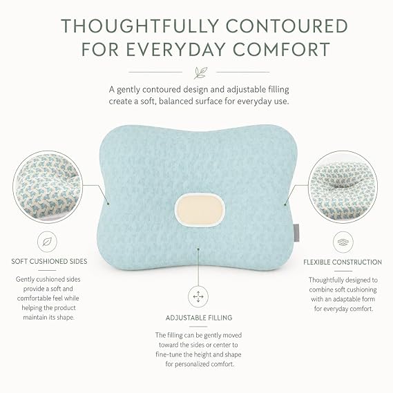 Soft Hypoallergenic Head Support Organic Cotton Machine Washable