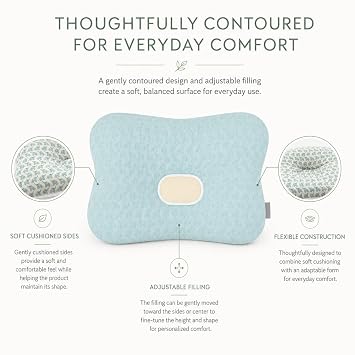 Soft Hypoallergenic Head Support Organic Cotton Machine Washable