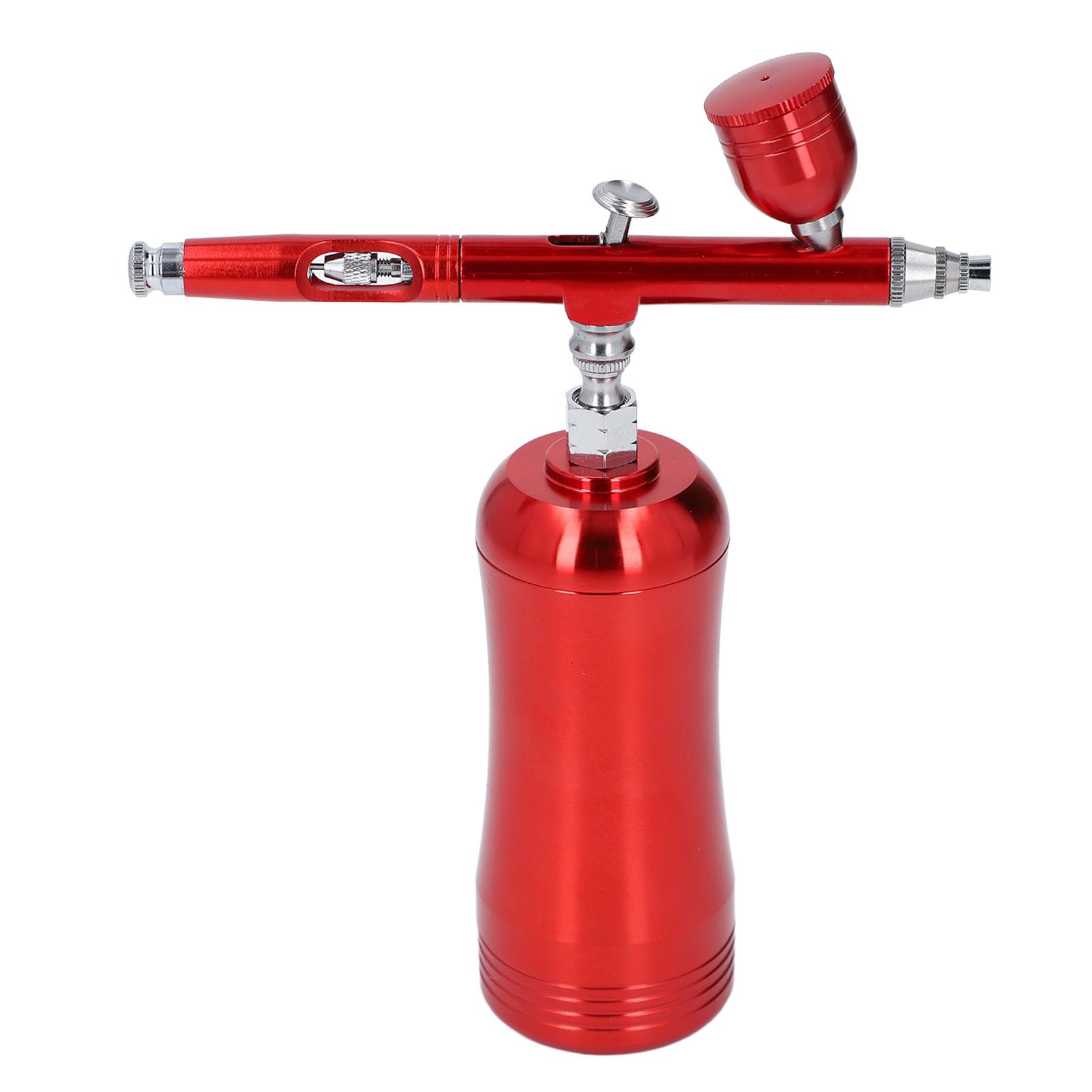 FTVOGUE Airbrush-Set, Kabelloser Mini-Kompressor, Aluminiumlegierung, 17,4 PSI, Wiederaufladbares Luftpinsel-Set für Nagelkunst, Modellmalerei, Kuchendekoration, Künstler, Anfänger
