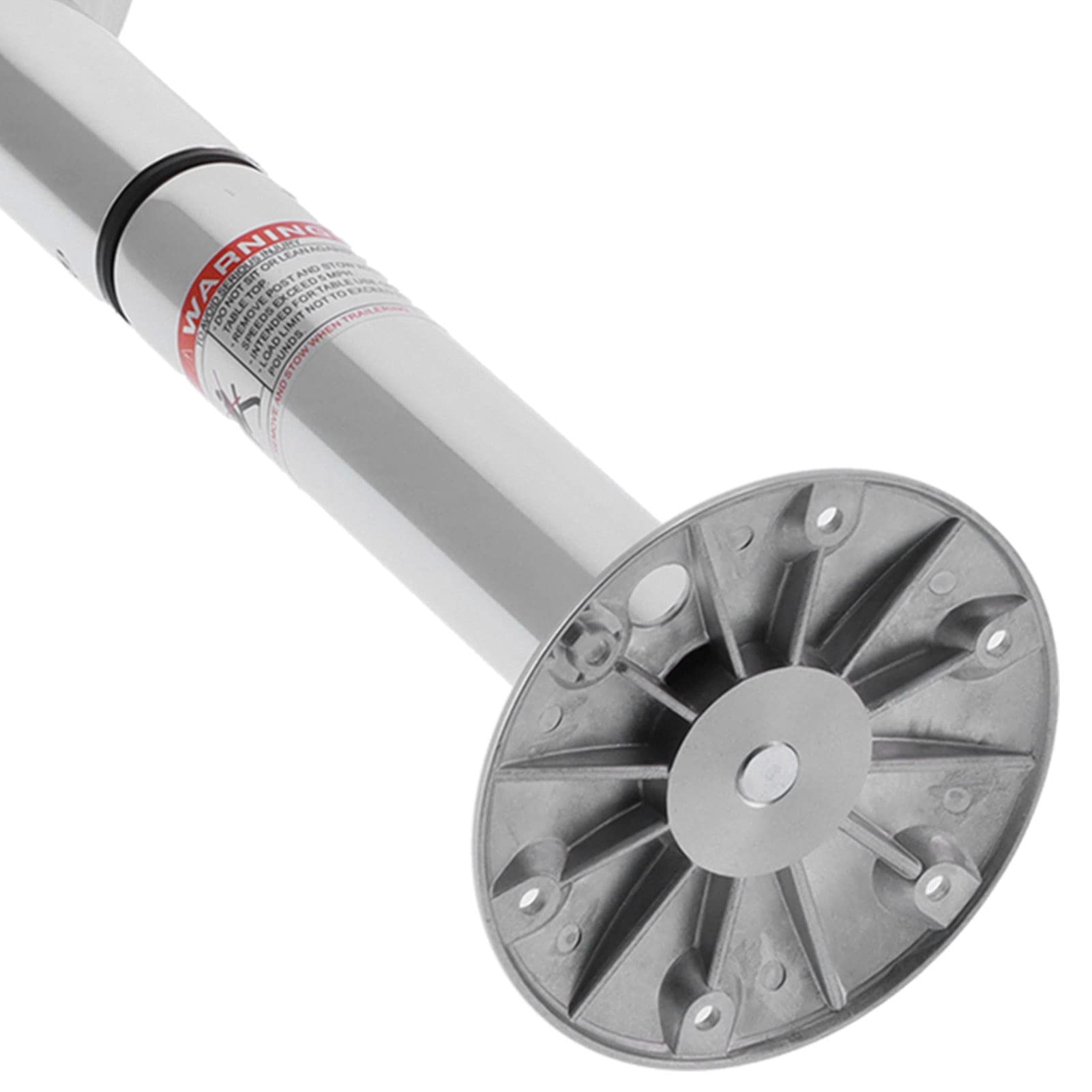 Piédestal de Table Réglable en Aluminium, Support de Bureau Universel, Hauteur 56-71 cm, Base de Montage pour Camping-Car et Yacht