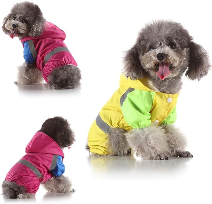 Amazon Gogatu ペット レインコート はっ水 犬レインコート手作りポンチョ お勧め おしゃれ 特別 人気 元気 貴族 カッコイイ ハンサム 可愛い サイズ ホット ピンク Large Gogatu ペット レインコート ライフジャケット 通販