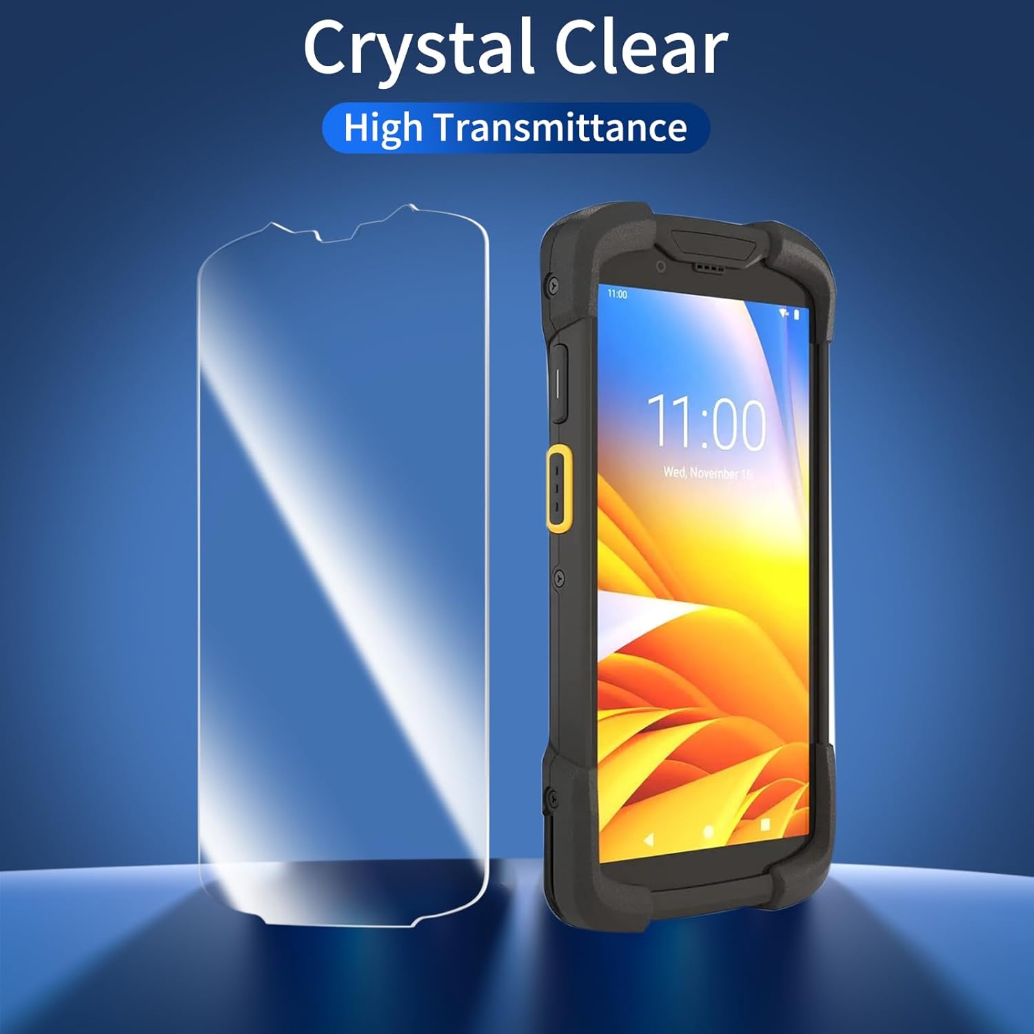 6PCS Tempered Glass Screen Protector for Zebra TC73 TC78 Barcode Scanner Glass Protectors 9H Scratch-resistant HD Protective TC73 Screen Protector