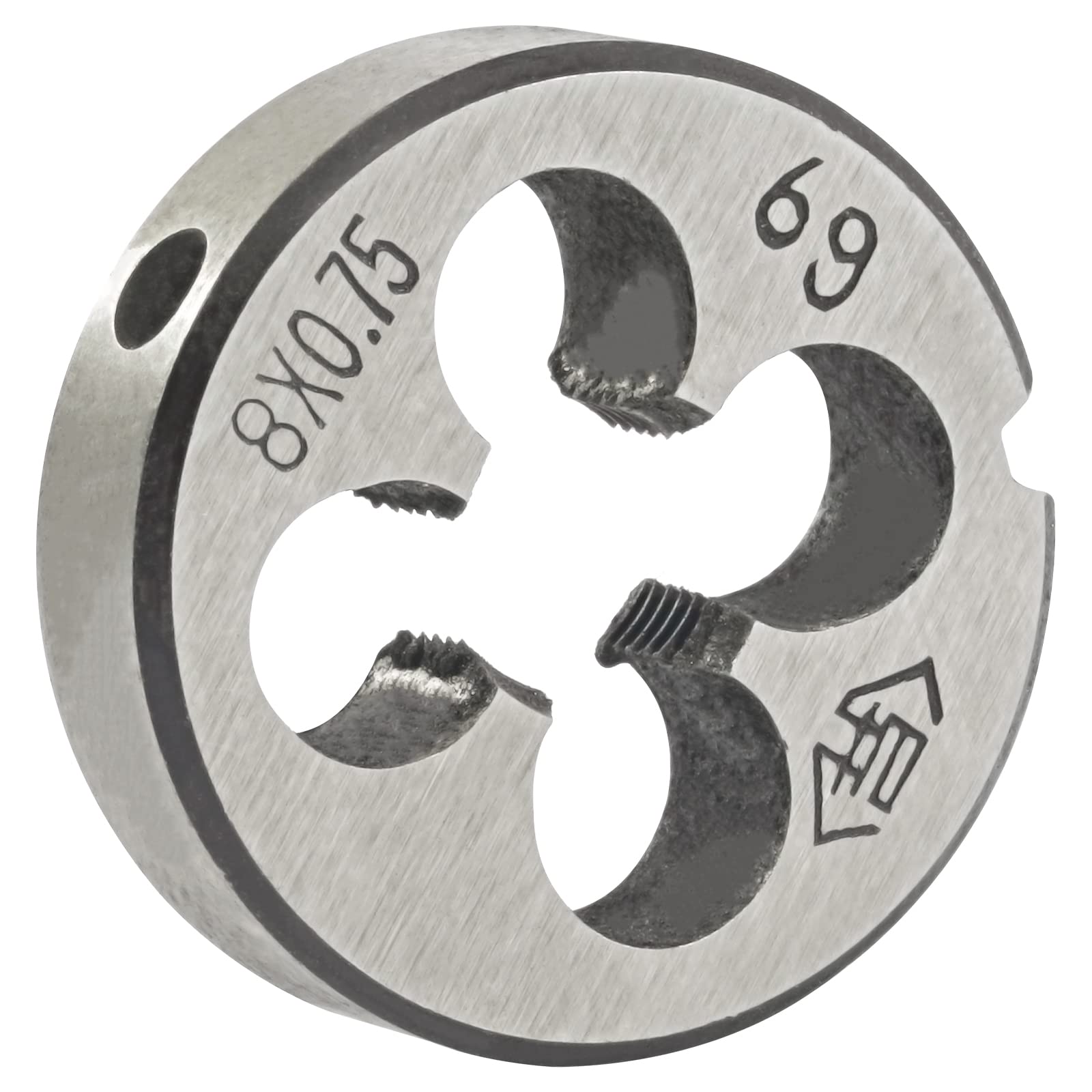 Aceteel M8 X 0.75mm Metric Round Thread Die, Right Hand Machine Threading Die M8x0.75