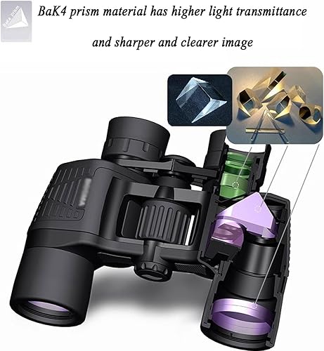 Miniatura 7 de Telescopio Profesional para ver planetas Binoculares para Caza 10-20X50 Aumento Variable de Alta Definición Binoculares Gran Angular, Adecuado para