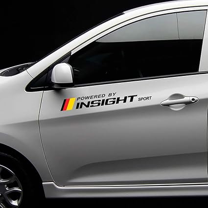 Amazon Co Jp 車のドアサイドステッカーフィットホンダインサイトze2グラフィックスモーターボディスポーツデカールデカールビニールカバー ステッカーオートチューニングアクセサリー 車 バイク