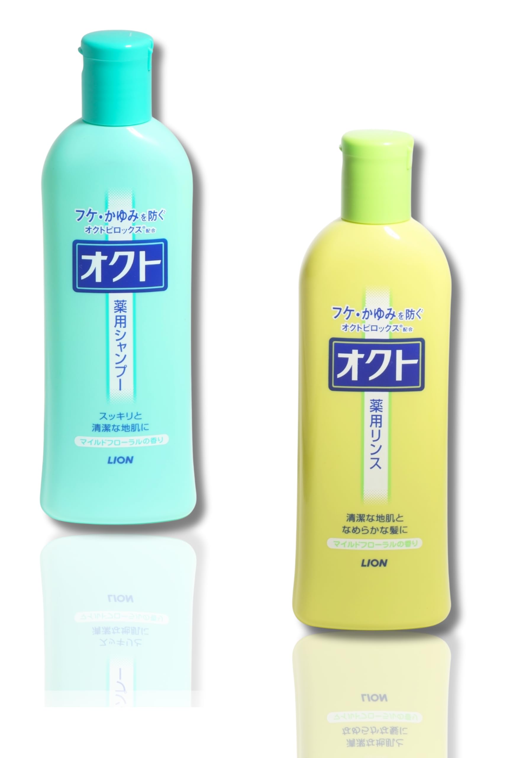 Amazon | オクト 薬用 シャンプー + リンス 本体 セット 320ml フケ