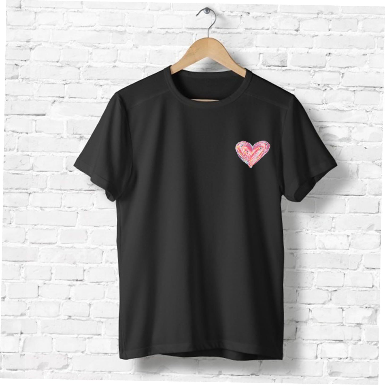 Operitacx 30fogli Toppe Termoadesive Forma di Cuore da Adesivi per Abbigliamento Shirt Jeans e Borse Facile Applicazione Stiro Materiale Sicuro e Resistente per Riparazioni e Decorazioni