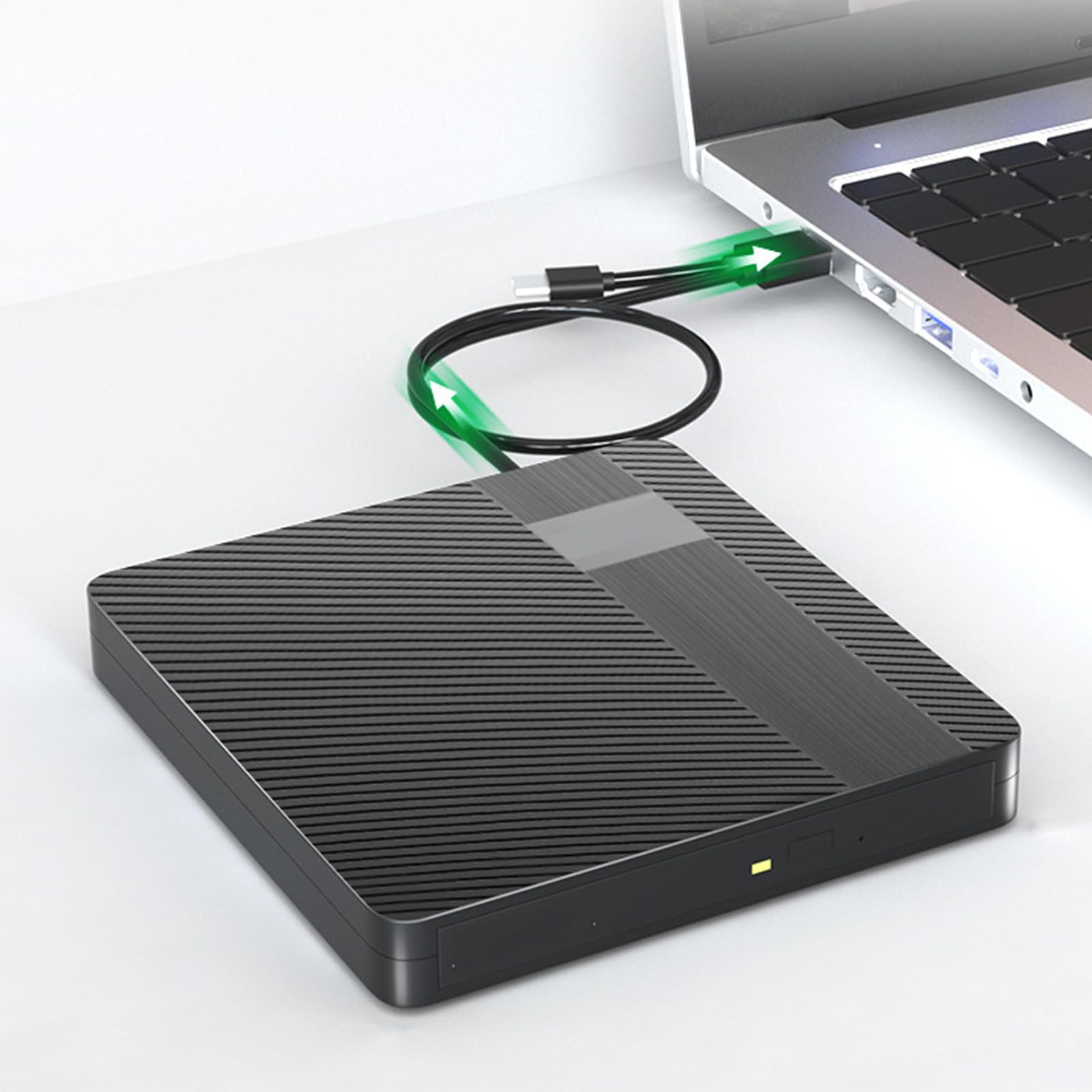 USB External DVD Drive for Pc Computer Laptop Universal Portable DVD Player for Laptop DVD Drive USB External Support WindowsXP/ Win7/8/10/11/OSX Birthday for Women Men-image-26