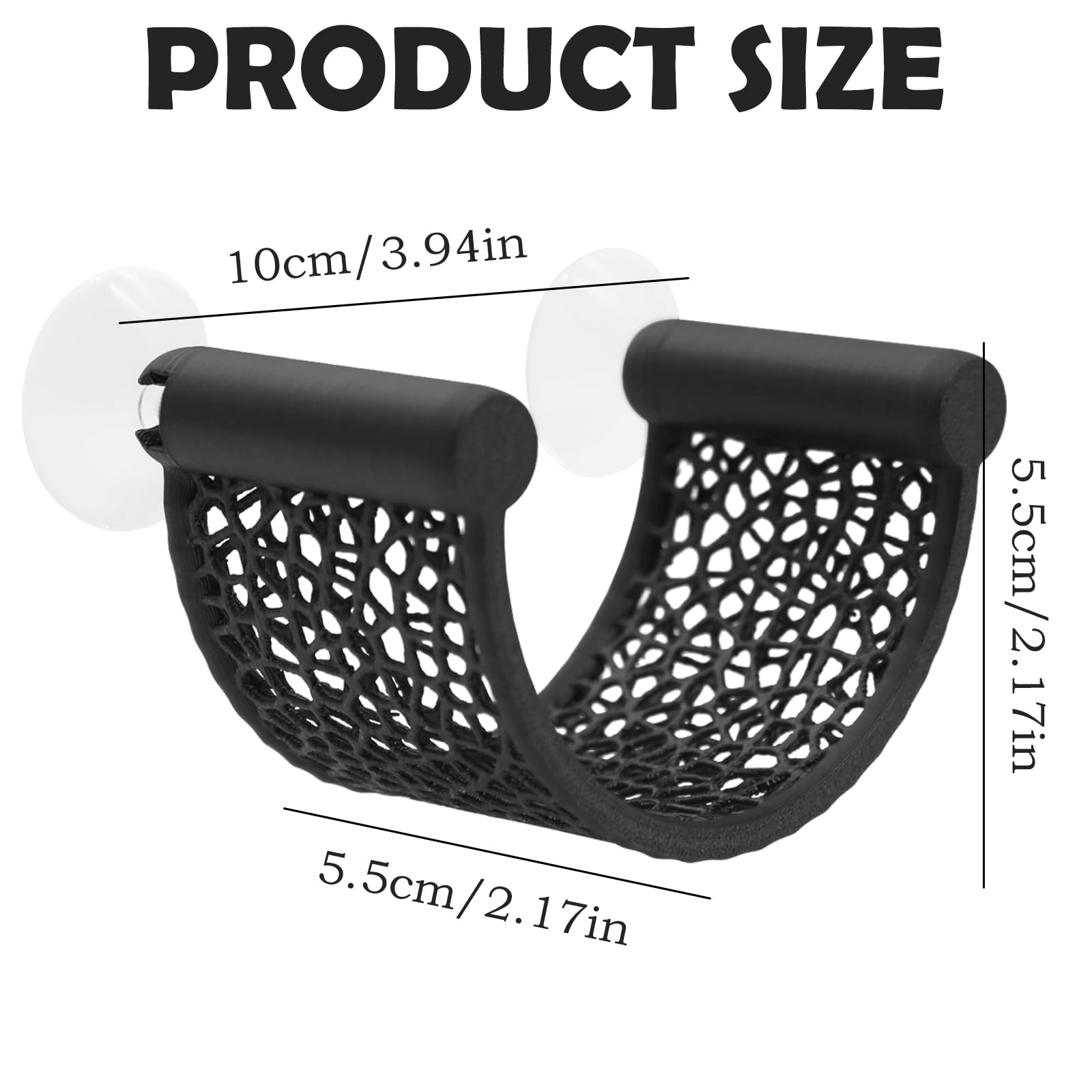 1 Pezzi Amaca per Pesci Betta, Posto di Riposo Galleggiante a Forma di U con Ventosa, Decorazione per Acquari di Piccole Dimensioni, Accessori da Tavolo per Betta e Gamberetti (Nero)