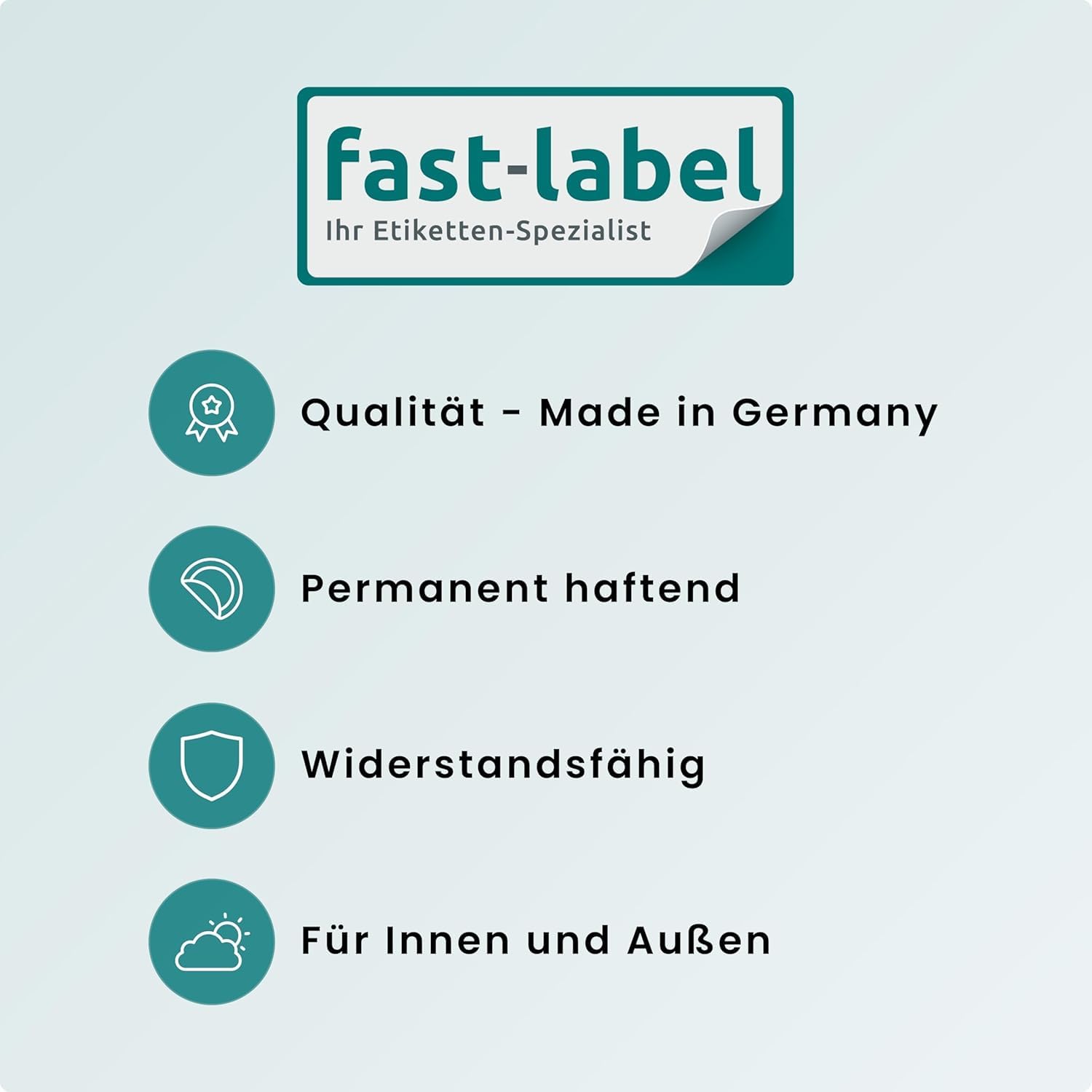 Grundplakette Lagereinrichtung geprüft gemäß DIN EN 15635 DGUV Information 208-061, 100 Stück, 70 x 40 mm, Vinylfolie, selbstklebend, Grundetikett für Regalprüfung/Lagereinrichtung