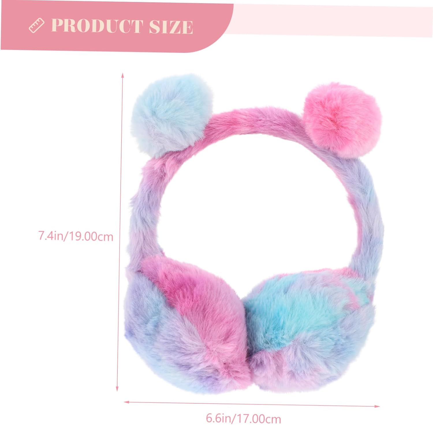 Warm Earmuffs Giant Plush Earmuffs Ear Protection Portable Adorable Ear Sleeves for Boys and Girls Winter Accessory