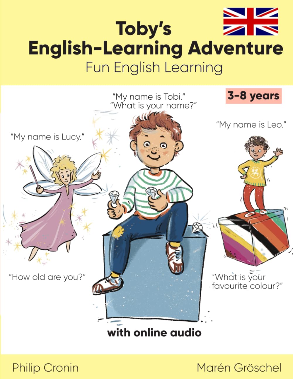 Toby's English-Learning Adventure (Story): Fun English Learning for Kids Aged 3-8. With Online Audio.