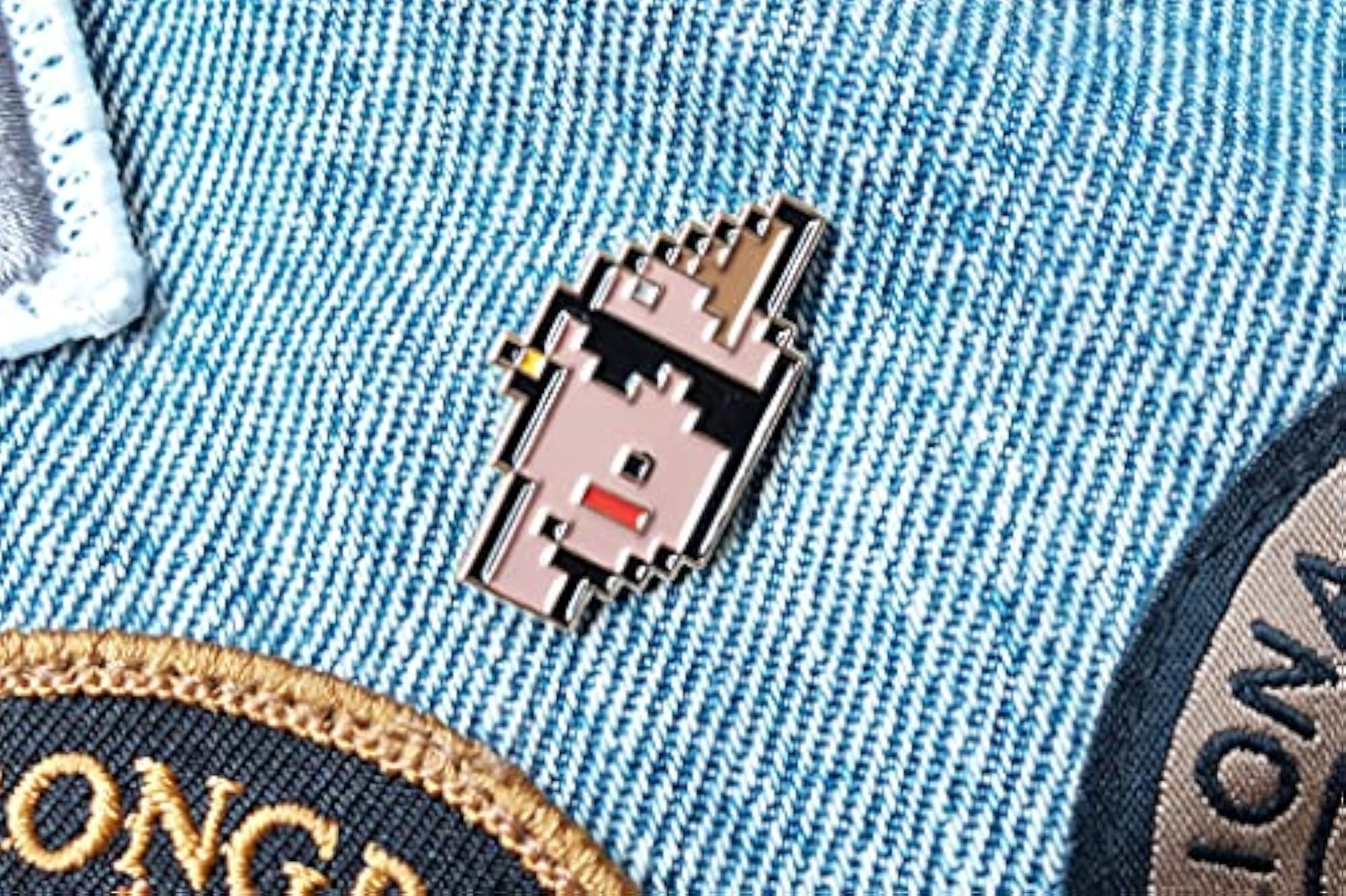 CryptoPunk 0589 Enamel Pin, Unique Collectible