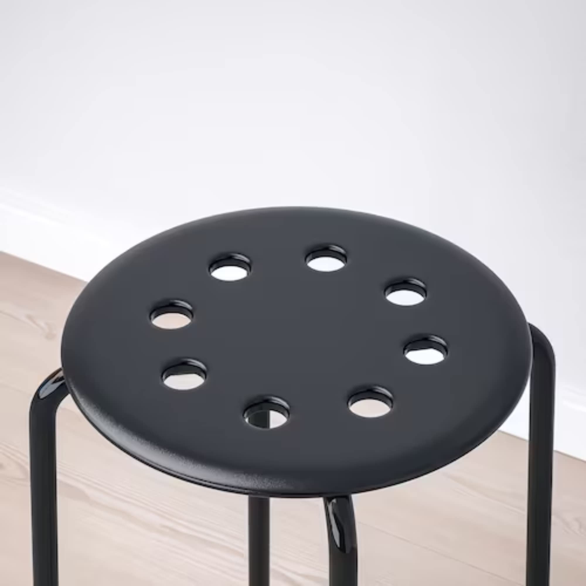 Amazon.com: Home Stuff Metal Stacking Stools, Plastic Round Seat