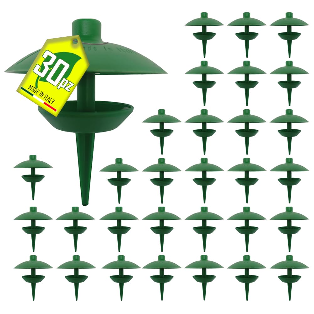 LUMA-Stop Piège Anti Limaces et Escargots 30 Unités, Piège à Limaces Écologique pour Jardin et Potager, Appât Protégé de la Pluie, Anti Limace Sécurisé pour Animaux et Cultures