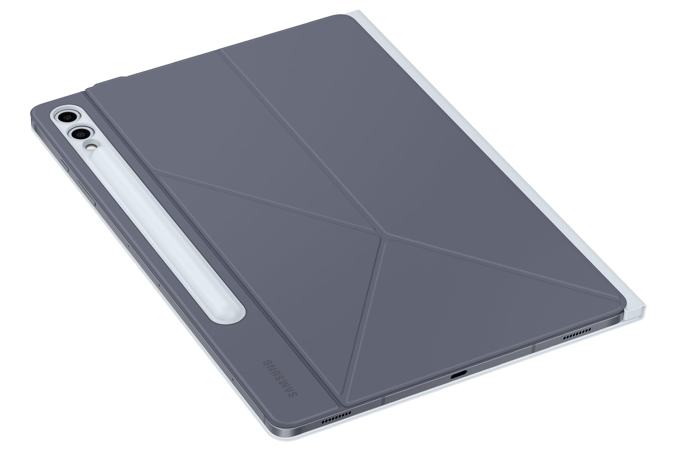 Samsung Smart Book Cover EF-BX810 für das Galaxy Tab S10+, Tab S9+, Tab S9 FE+, Zweiteilige Tablet-Hülle, schlank, leicht, praktische Aufstellmöglichkeiten, integrierte S Pen Aufbewahrung, Blau