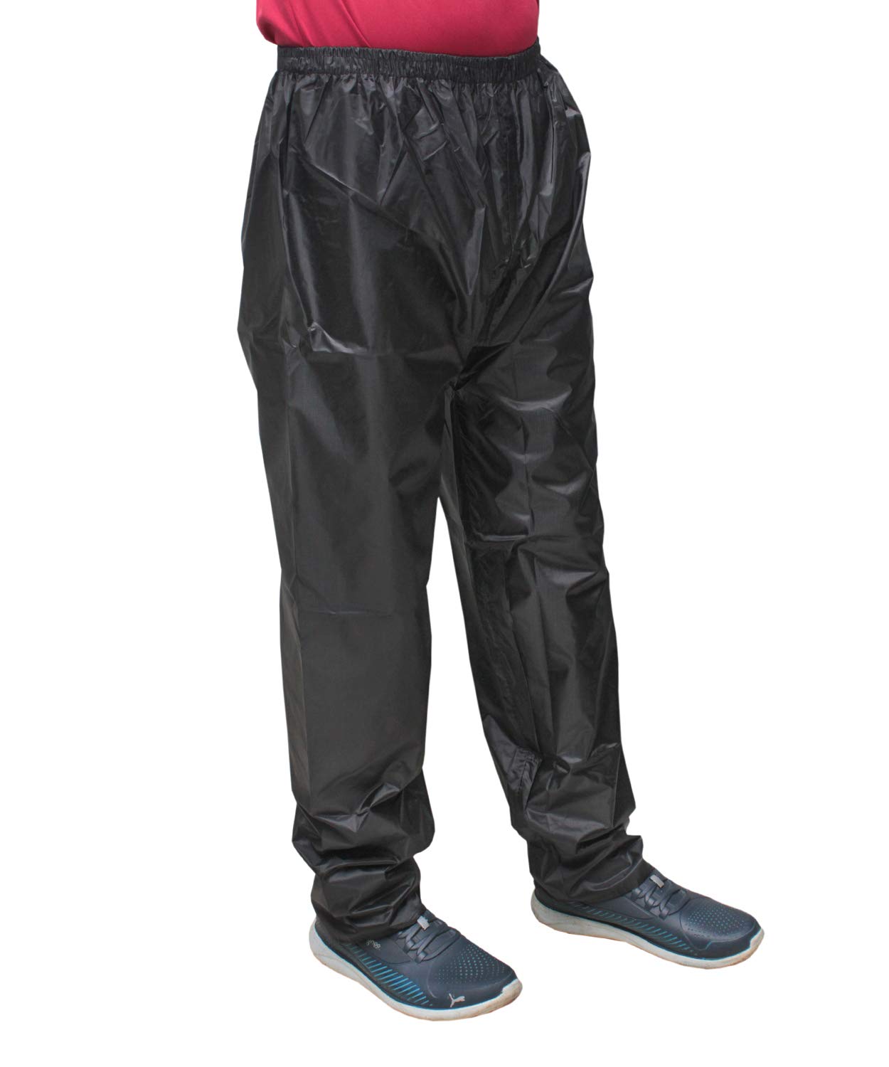 Goodluck Men Rain Regular Fit Mid Rise Pant Waterproof (B.Black, Free Size) - Image 2 thumbnail