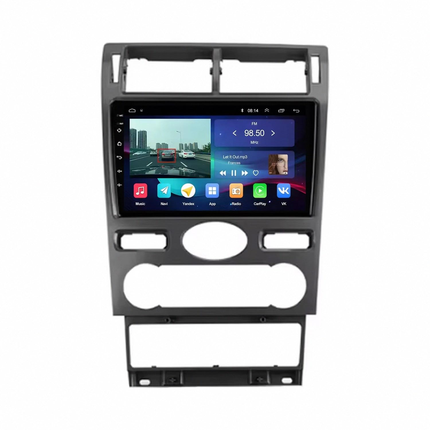 Autoradio Android per Chevrolet Classic Cruze 2009 Bluetooth, Ips Touchscreen Radio con Siri/Vocale/Gps Navigazione/Musica Online/Mirror Link, Telecamera di, 4 Nucleo 2G+32G