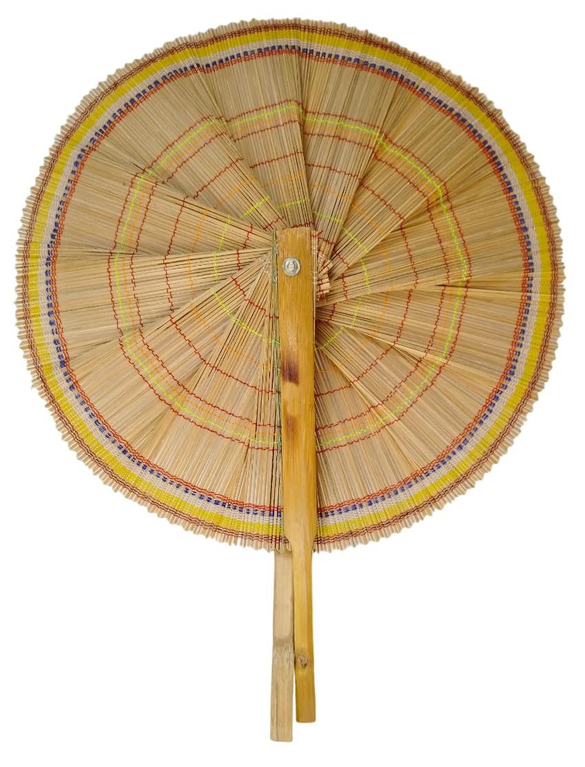 Mukherjee Handicrafts Handmade Bamboo Hand Fan - Image 2 thumbnail