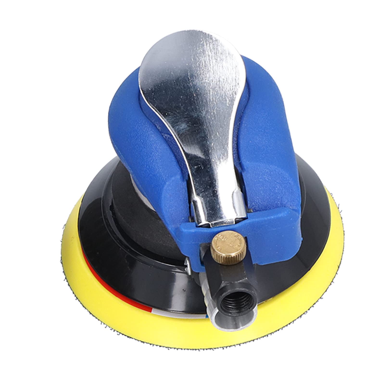 Lijadora neumática de 5 pulgadas, lijadora orbital, pulidora de alta velocidad de 10000 RPM con aspiración de polvo para el lijado y pulido de carrocerías de automóviles. (Estilo estadounidense)