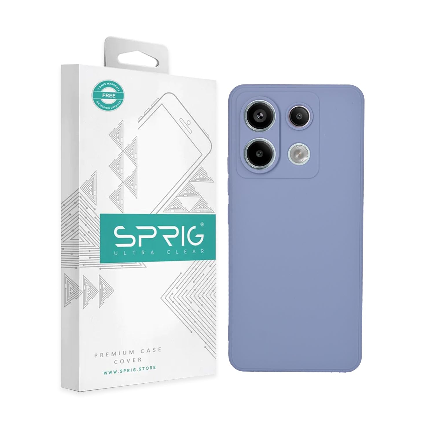 SPRIG Compatible with Mi Redmi Note 13 Pro Phone TPU Premium Back Cover Drop Tested Shock Proof Case for Boys and Girls with Camera Protection (Lavender Grey) (B0CYDG9CN5) Amazon Price History, Amazon Price Tracker