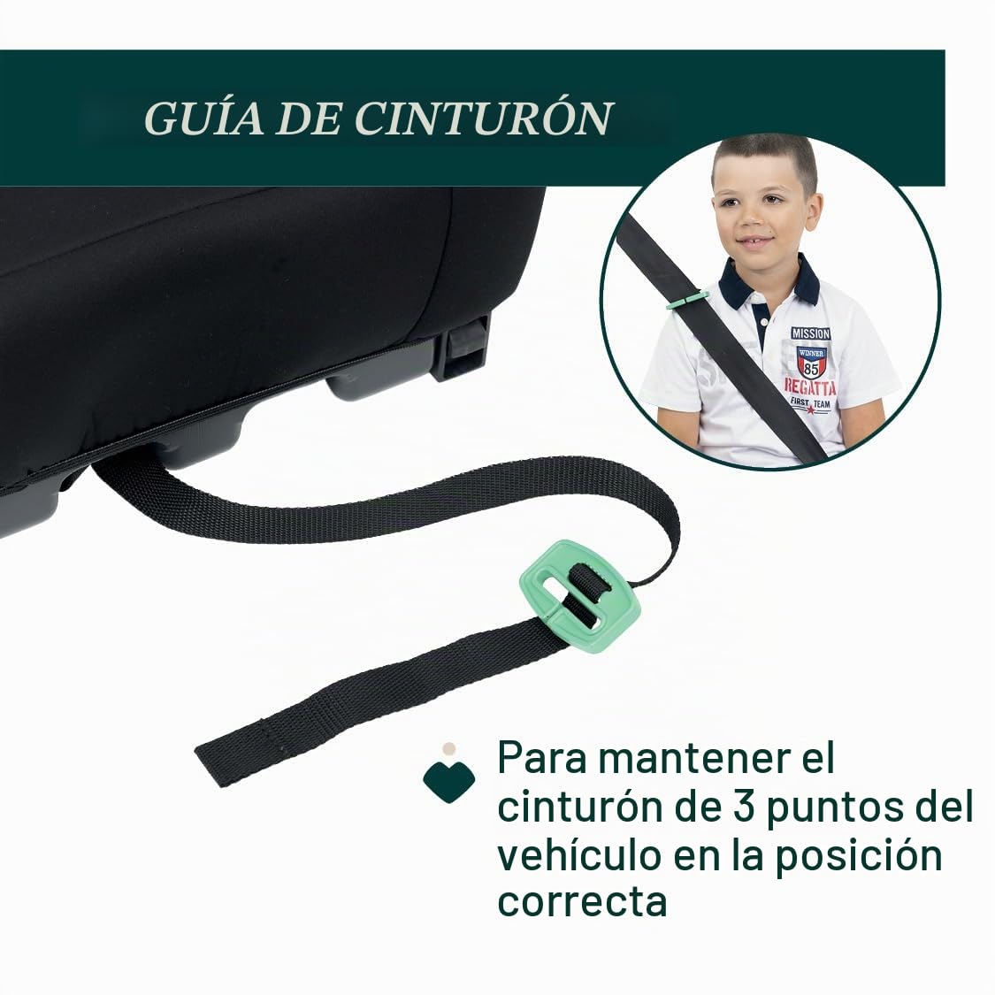 Chicco Quasar i-Size, Silla de Coche para Niños 7-12 Años (126-150 cm), Peso 23-36 kg, Grupo 3, Instalación Fácil con Cinturón de 3 Puntos, con Reposabrazos Acolchados y Asiento Cómodo, Negro