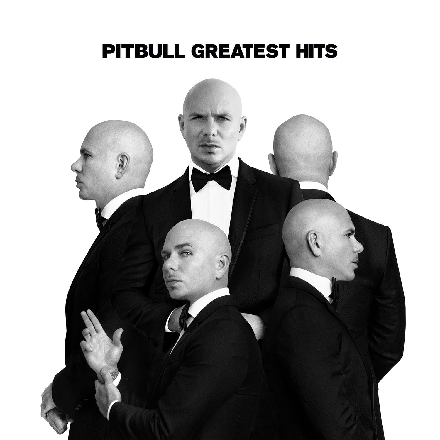 PITBULL - Greatest Hits - Vinyl (silver & black marbled vinyl LP)