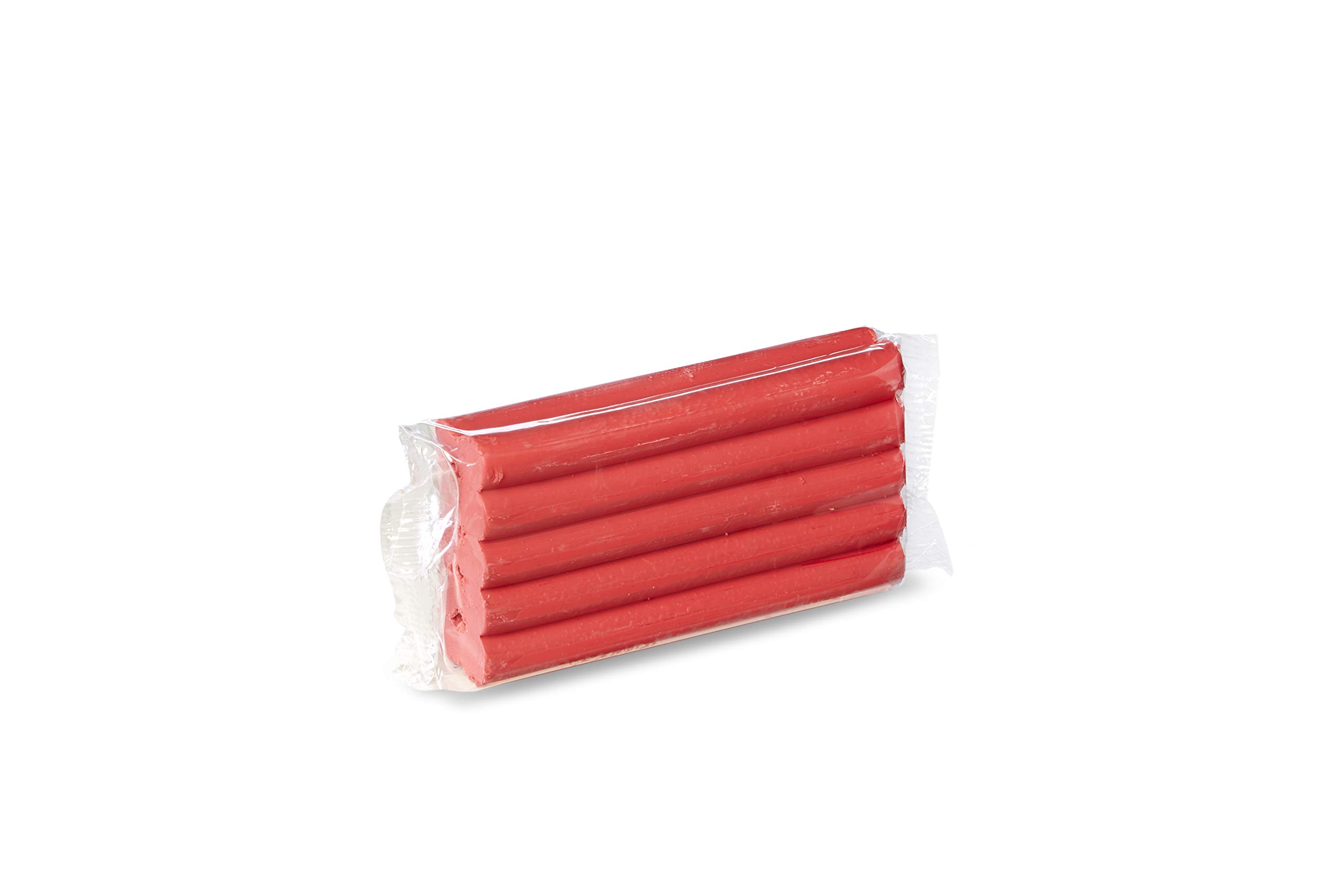 Becks Plastilin - Lote de Arcilla para modelar, 250 g, Color Rojo