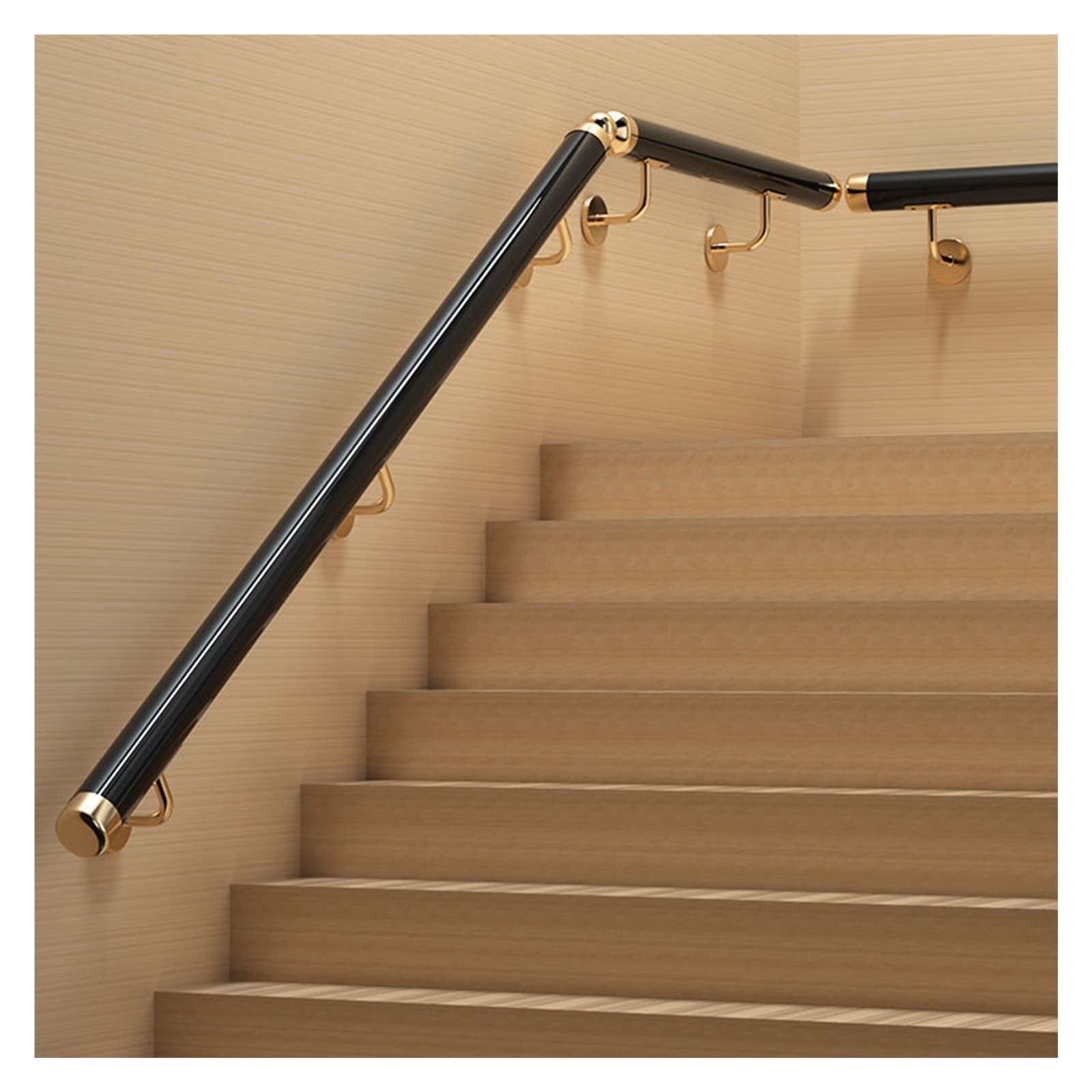 Rampe d'escalier PVC pour éviter les chutes et sécuriser la descente des marches