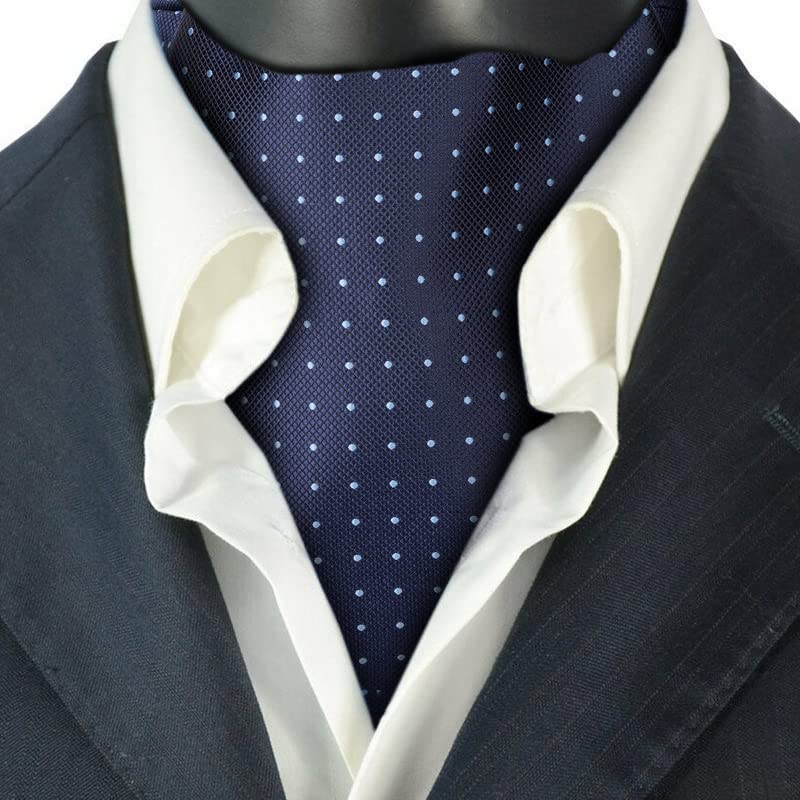 Image of The Tie Hub Microfibre Cravat for Men - Formal & Wedding Occasion Wear