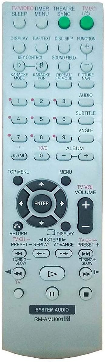 BhalTech RM-AMU001 Remote Control Compatible with AV System Sony Remote