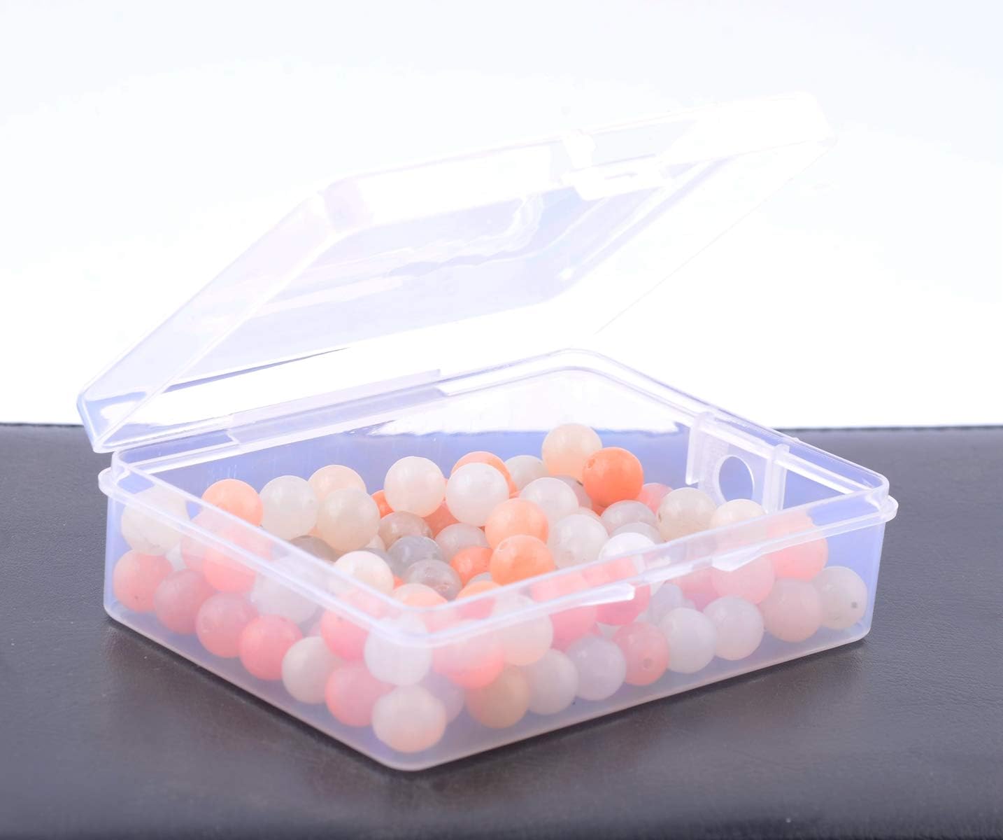 Natural Stone Beads 100pcs 8mm Pink Aventurine Round Genuine Real Stone Beading Loose Gemstone Hole Size 1mm DIY Charm Smooth Beads for Bracelet Necklace Earrings Jewelry Making (Pink Aventurine) - Image 5