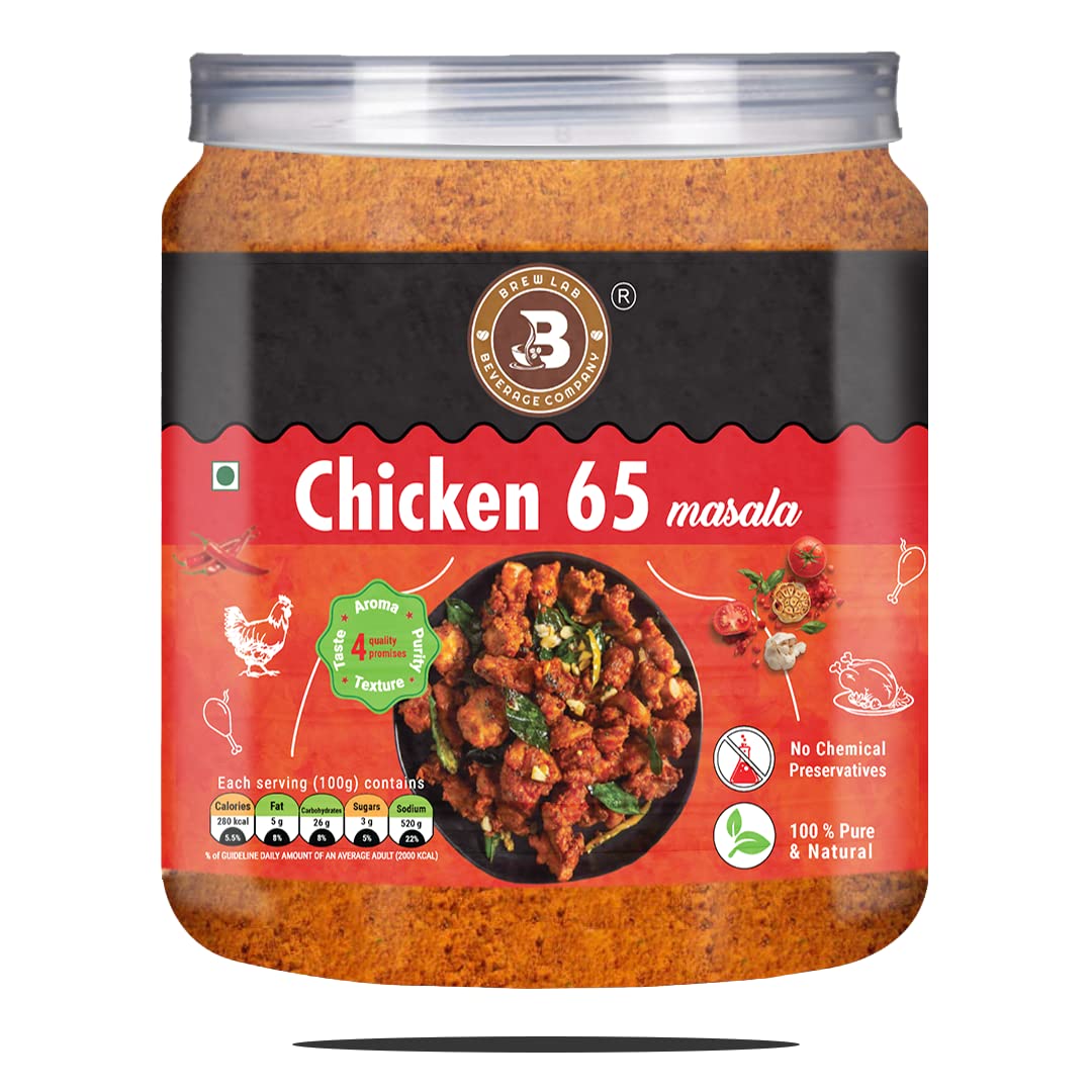 Brew Lab Authentic Flavor Chicken 65 Masala No Added Preservative Natural & Flavourful (250 g) (B0BJ7CHZ89) Amazon Price History, Amazon Price Tracker